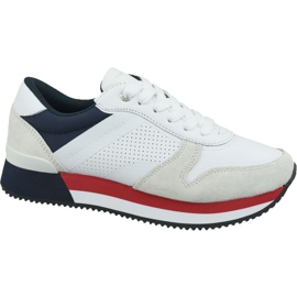 Tommy Hilfiger Active City Sneaker W FW0FW04304 020 shoes white red navy blue Tommy Hilfiger Active City Sneaker W FW0FW04304 020 shoes white red navy blue