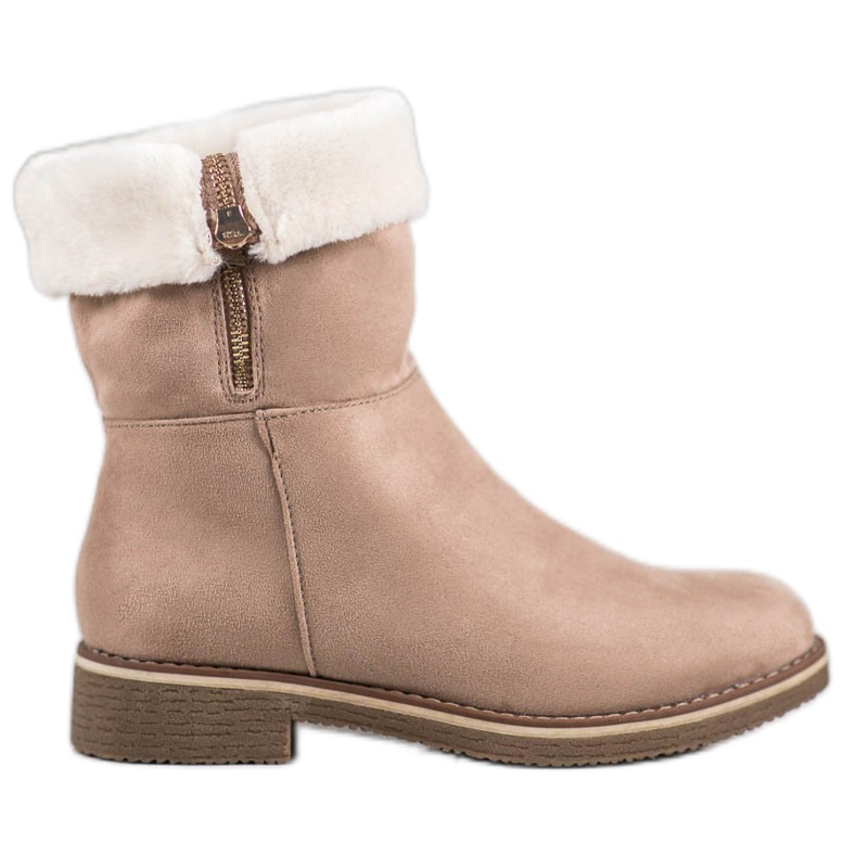 Kayla Suede Booties brown