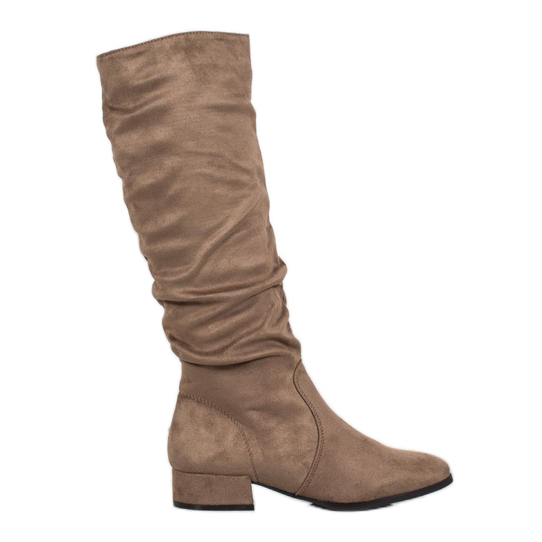 Super Mode Classic Beige Boots brown multicolored