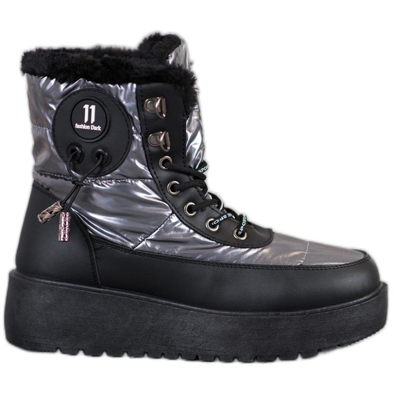Bella Paris Fashionable snow boots grey