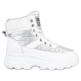 Bella Paris Sneakers With Sheepskin white