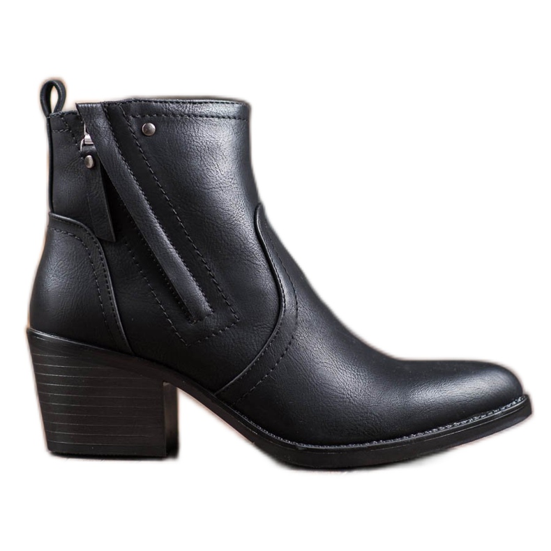 J. Star Comfortable boots on a post black