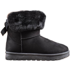 SHELOVET Mukluki With Fur black
