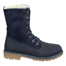 Super Me Lace-up boots blue