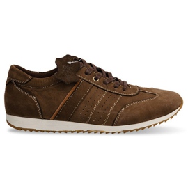 Shoes, Sneakers. Leather NAT. N45 Brown Shoes, Sneakers. Leather NAT. N45 Brown