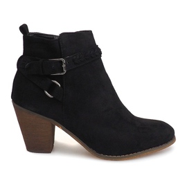 Boots On Heel 99-267 Black