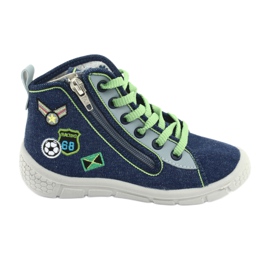 Light Befado children's shoes 547X002 navy blue grey green Light Befado children's shoes 547X002 navy blue grey green