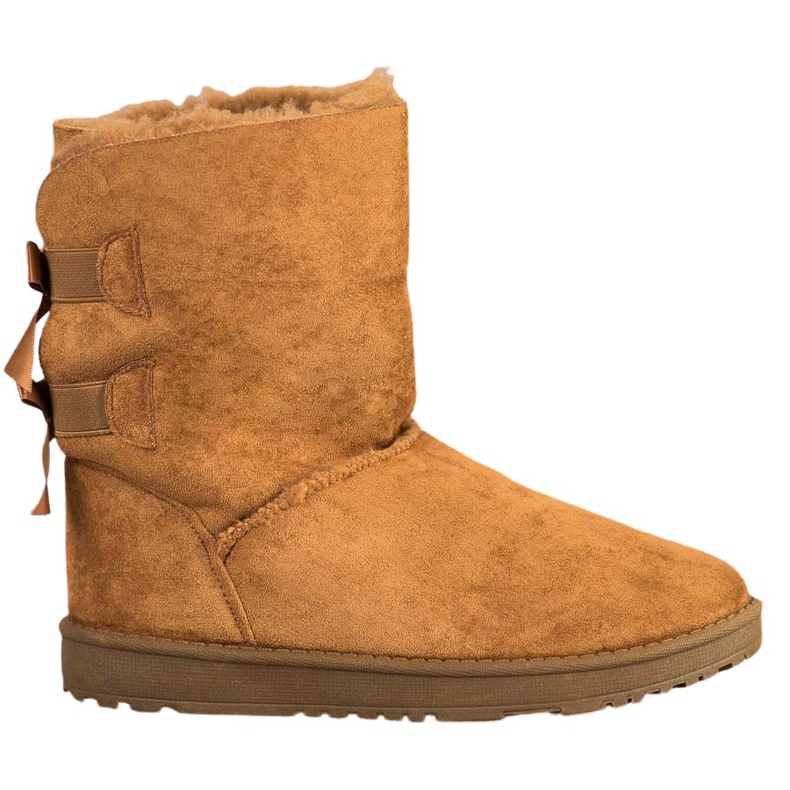 Haver Warm Snow Boots With Bows brown