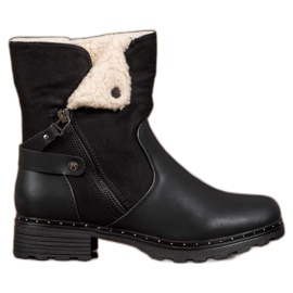 SHELOVET Workers With A Roll Up Shoe black