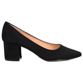 SDS Casual Black Pumps yellow SDS Casual Black Pumps yellow