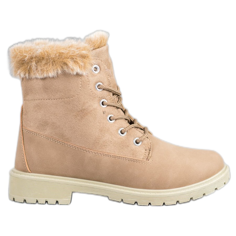 SHELOVET Comfortable Trappers brown