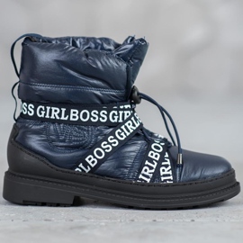 Vices Girl Boss snow boots blue