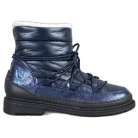 VICES textile snow boots navy blue blue