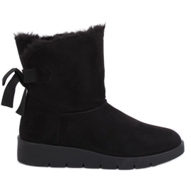 Women's black snow boots A-3 Black Women's black snow boots A-3 Black