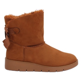 Women's camel A-3 Camel snow boots brown