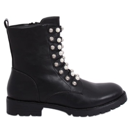 Military black boots 7671-PA Black Military black boots 7671-PA Black