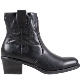 Nio Nio Black Cowgirls With A Pattern Nio Nio Black Cowgirls With A Pattern