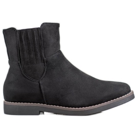 Clowse Comfortable suede boots black