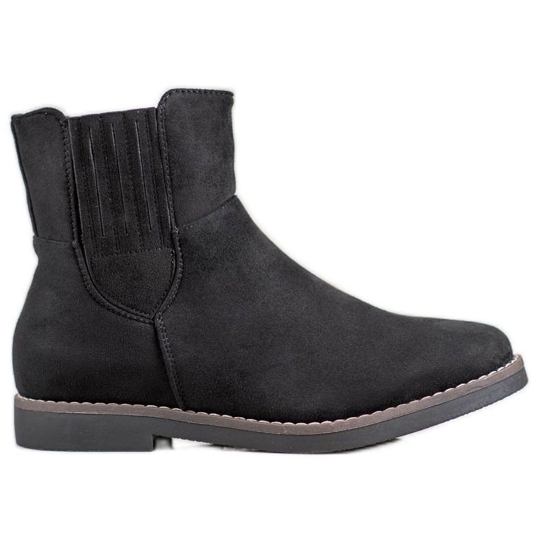 Clowse Comfortable suede boots black