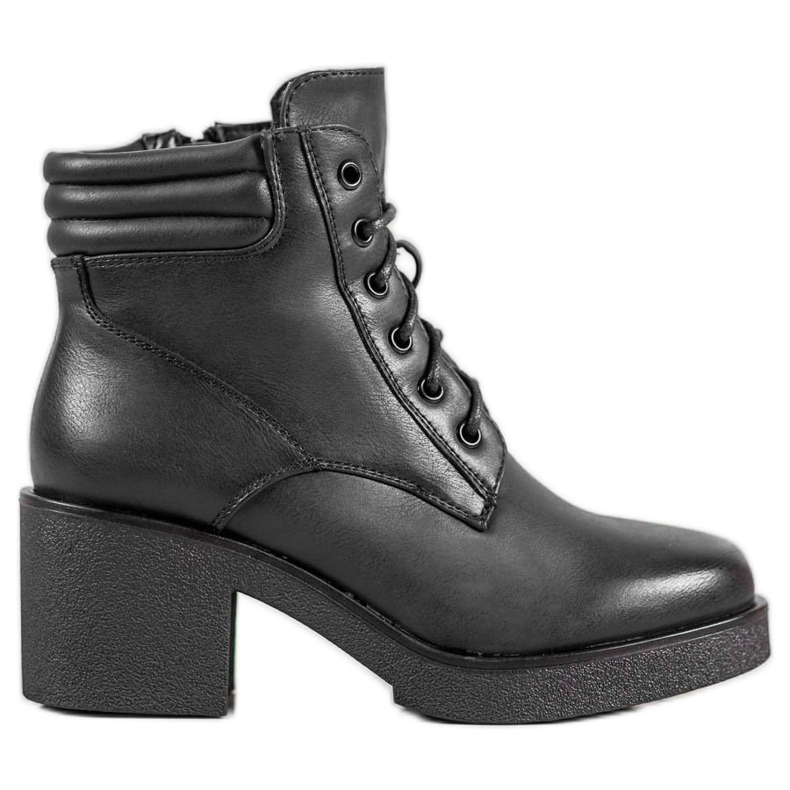 Super Mode Comfortable Eco-leather boots black