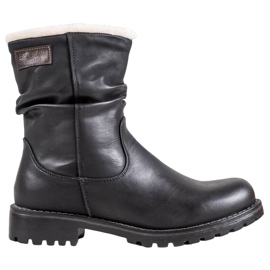 SHELOVET Workers With A Roll Up Shoe black