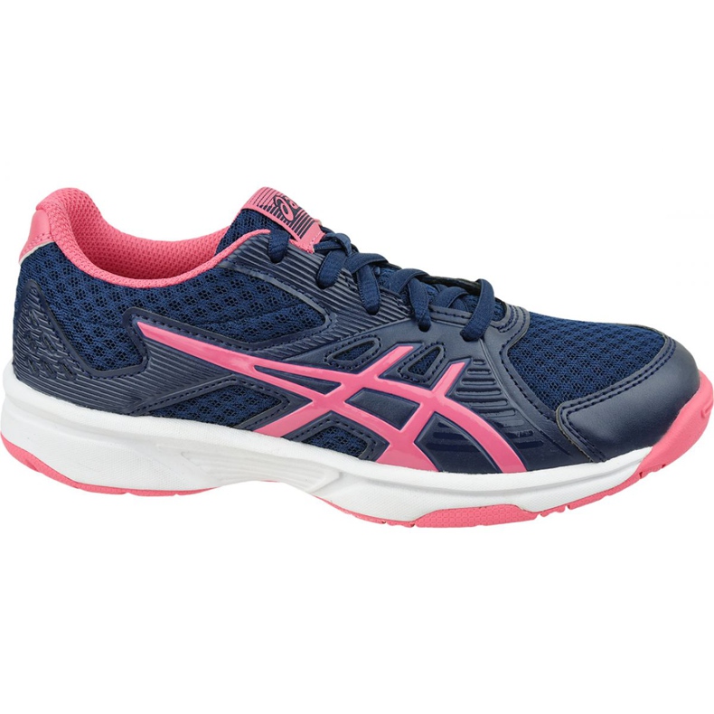 Asics Upcourt 3 W 1072A012-407 volleyball shoes yellow navy blue