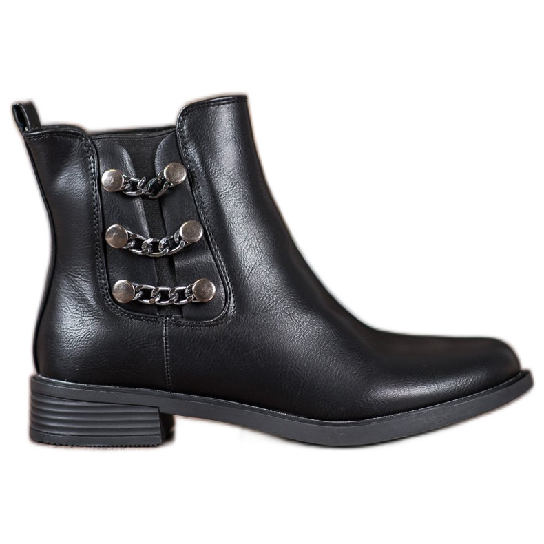 SHELOVET Elegant Chelsea boots black