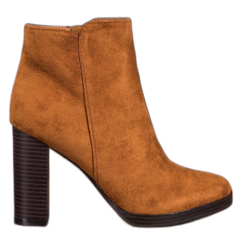 Super Me Fashionable suede boots brown