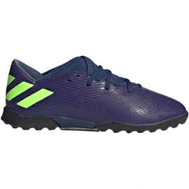 Adidas Nemeziz Messi 19.3 Tf Jr EF1811 football boots black navy blue