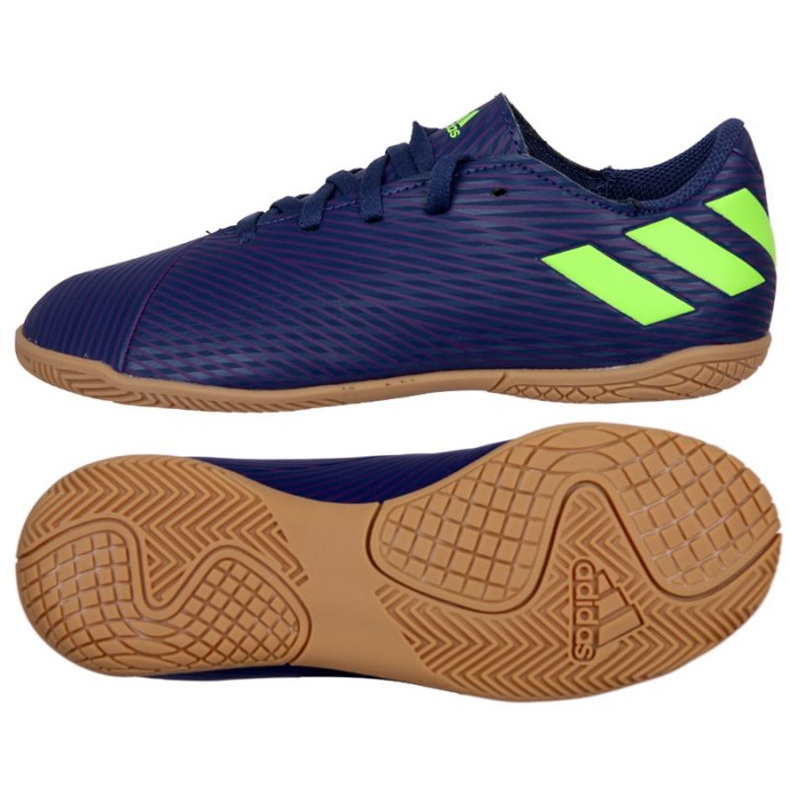 Adidas Nemeziz Messi 19.4 In Jr EF1817 football boots multicolored navy blue Adidas Nemeziz Messi 19.4 In Jr EF1817 football boots multicolored navy blue