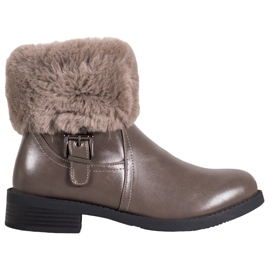 SHELOVET Workers With Fur brown