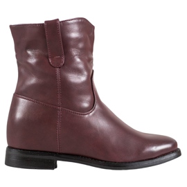 Ideal Shoes Cowboy boots With Eco Leather red Ideal Shoes Cowboy boots With Eco Leather red