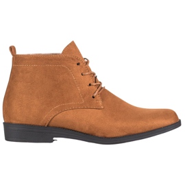 Goodin Comfortable Suede Boots brown