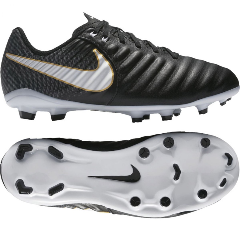 Nike Tiempo Iv Fg Jr 897725-002 football shoes black black