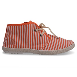 Boots Straw Sole Sneakers 2607 Orange