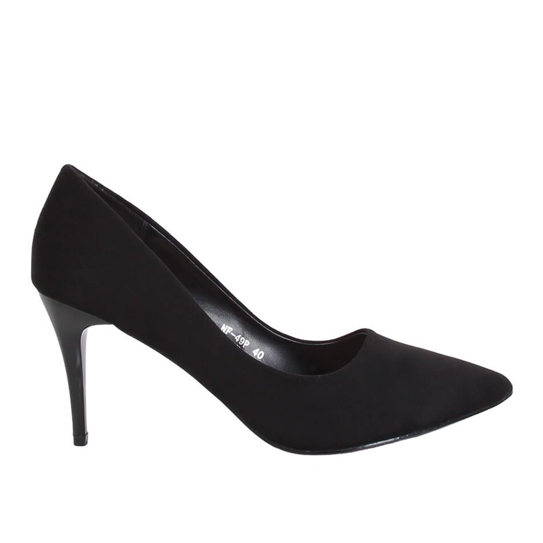 Pumps on a comfortable heel black NF-49P Black