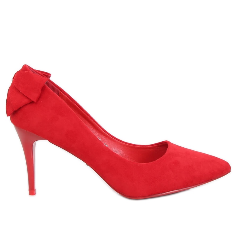 Pumps on a pin with a bow red NF-46 Red