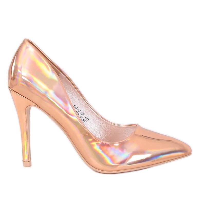 Champagne metallic pins GG-71P Champagne pink
