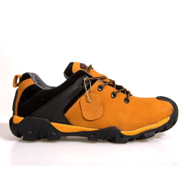 Trekking Boots NAT Leather. 6254 Camel brown black