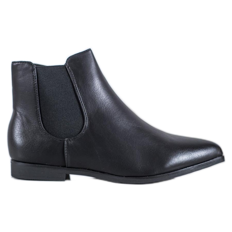 Marquiz Black Booties In Spitz