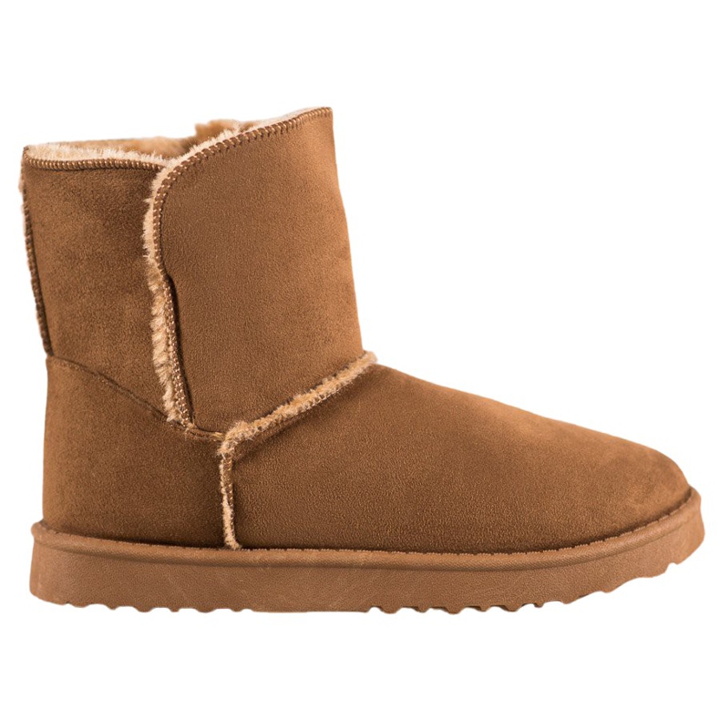 Lucky Shoes Camel snow boots brown