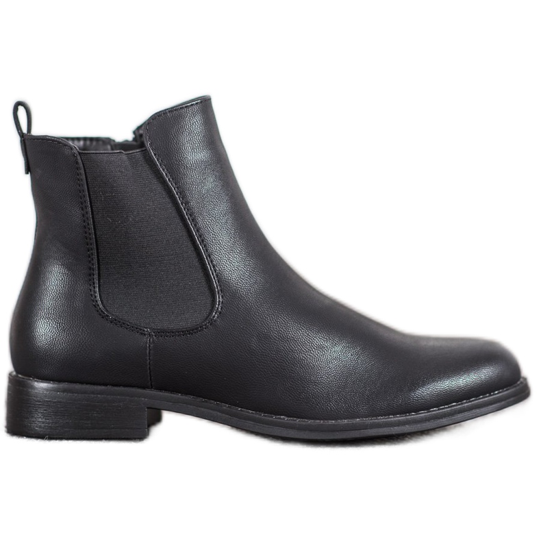 J. Star Chelsea Boots On The Zipper black