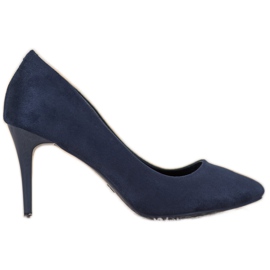 Comer Suede heels blue