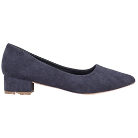 SHELOVET Flat Heel Pumps blue