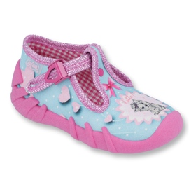 Befado children's shoes 110P358 blue pink