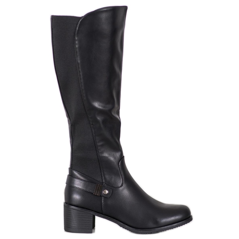 Abloom Elegant Riding Boots black