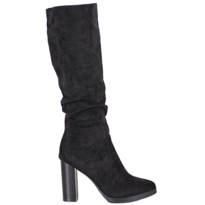 Super Me Suede boots black