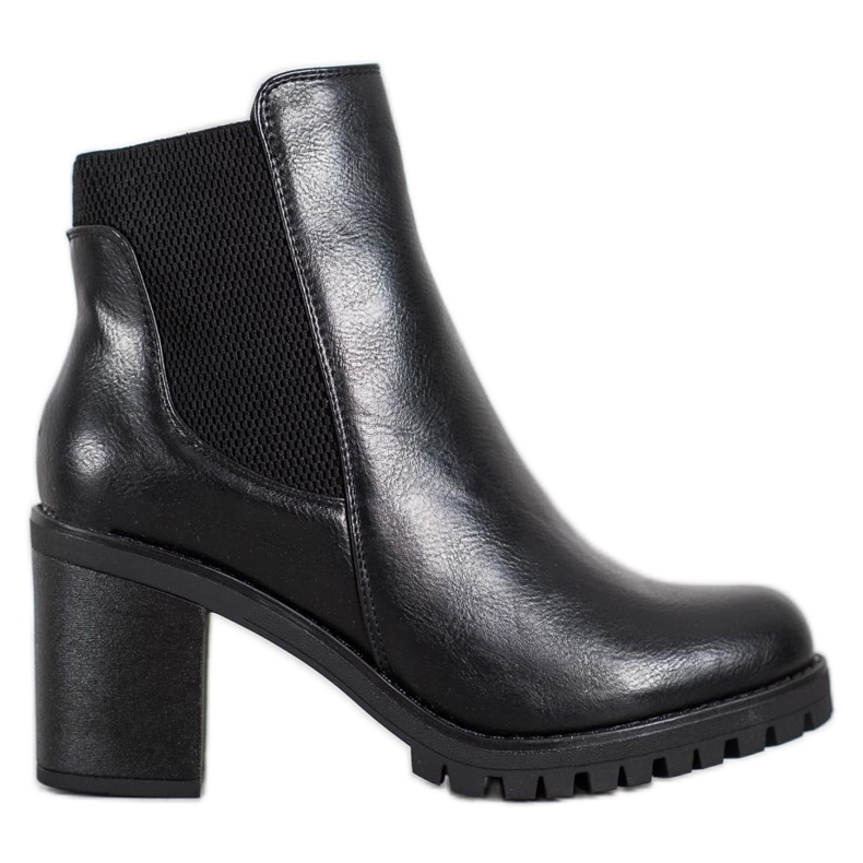 M.Daszyński Comfortable boots on a post black