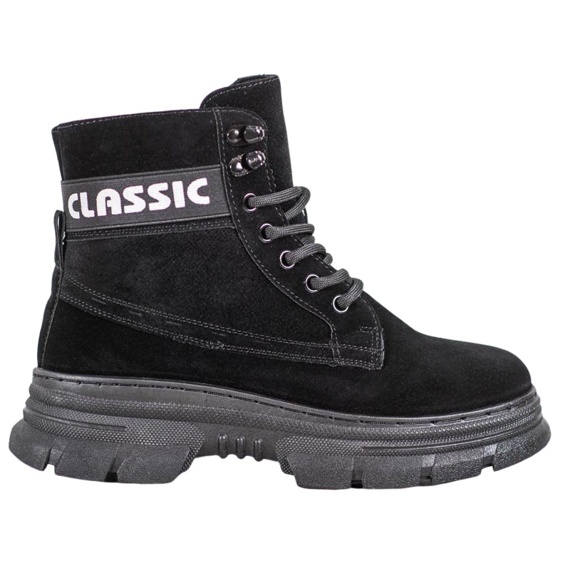 Bella Paris Classic Platform Boots black