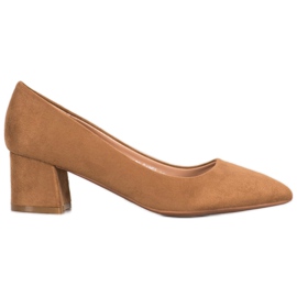 Fama Pumps On A Pillar brown Fama Pumps On A Pillar brown
